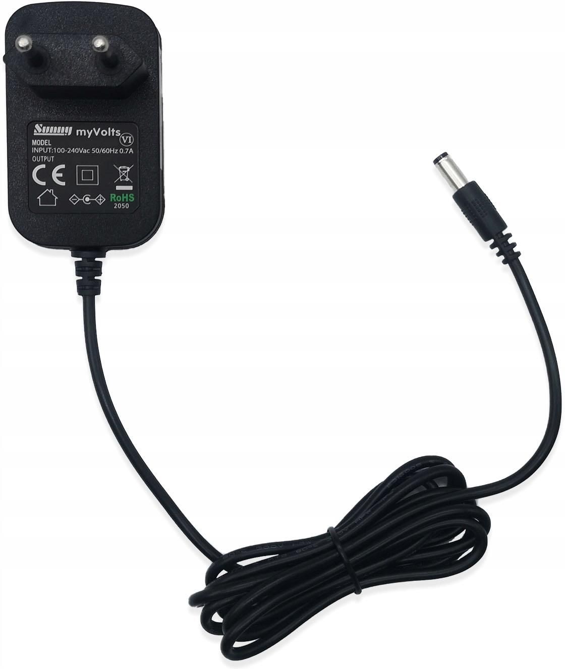 MyVolts Alimentatore 9V Per Numark DXM Pro – Spina Italiana A 2 Pin, Protezioni Di Sicurezza