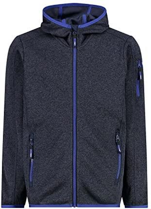 Cmp Chłopięca Bluza Z Kapturem Knit Tech Fleece Kid Jacket Fix Hood