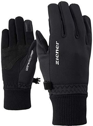 Ziener LIDEALIST GWS TOUCH JUNIOR glove wielofunkcyjne rękawiczki outdoorowe/wiatroszczelne, oddychające, czarne (black), 3