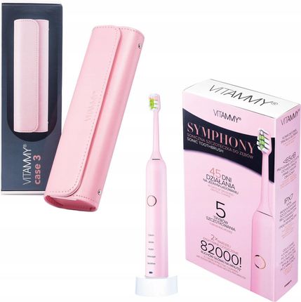 Szczoteczka elektryczna Vitammy Symphony Pink + Etui