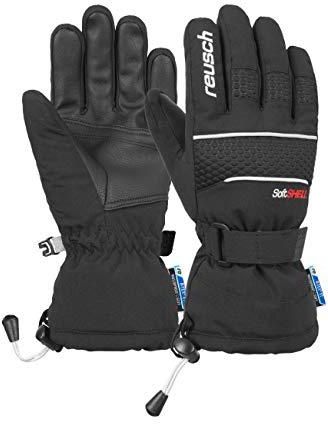 Reusch Connor R-TEX XT rękawice dziecięce, czarny/biały, 3 sztuki