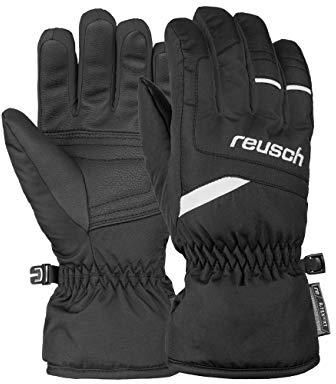 Reusch Dziecięce rękawice Bennet R-Tex Xt, czarne/białe, 3,5