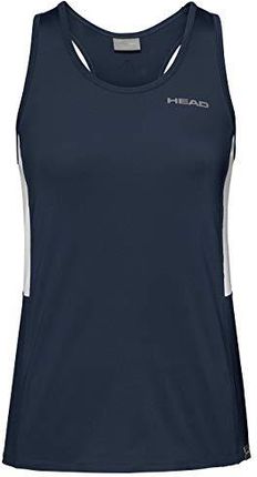 Head dziewczęca koszulka klubowa Tank-Top dla dziewczynki odzież wierzchnia, biała, 164