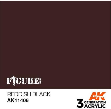 Farba akrylowa Reddish black AK11406 Interactive