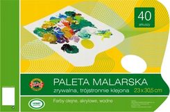 Zdjęcie Paleta malarska 23x30 zrywalna 40 arkuszy - Czempiń