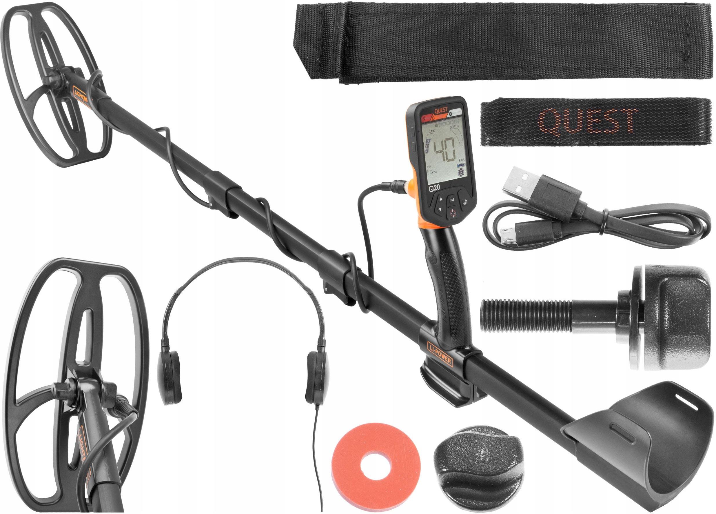 Wykrywacz metali Quest Metal Detectors Q20 z Blade Ceny i opinie