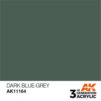 Ak Interactive 11164 Farba akrylowa Dark Blue-Grey