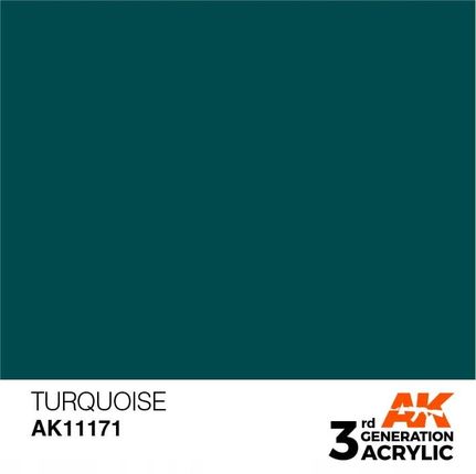 Ak Interactive 11171 Farba akrylowa Turquoise 17ml
