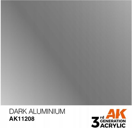 Farba akrylowa Dark aluminium AK11208 Interactive