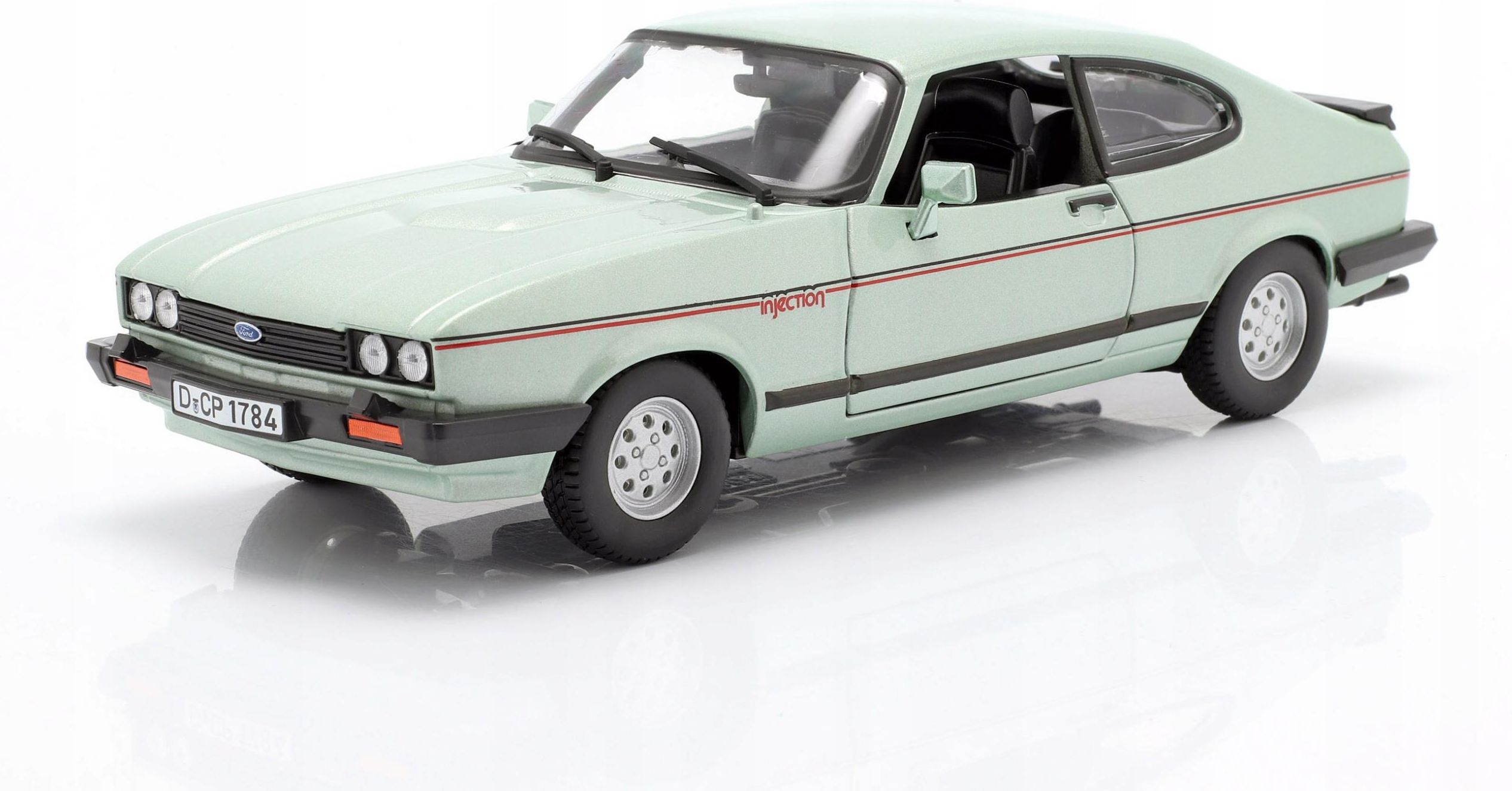 Bburago Ford Capri 1:32 - Modellino Scala Auto Da Collezione, Colori Rosso O Giallo Assortiti - 3