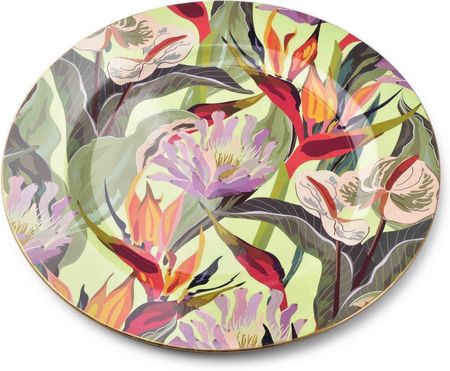 BLANCHE COLOURS Podtalerz kwiaty art.dekoracyjny 33x33x2cm