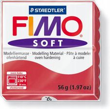 Zdjęcie Masa termoutwardzalna Fimo Soft 57g karminowa - Skępe
