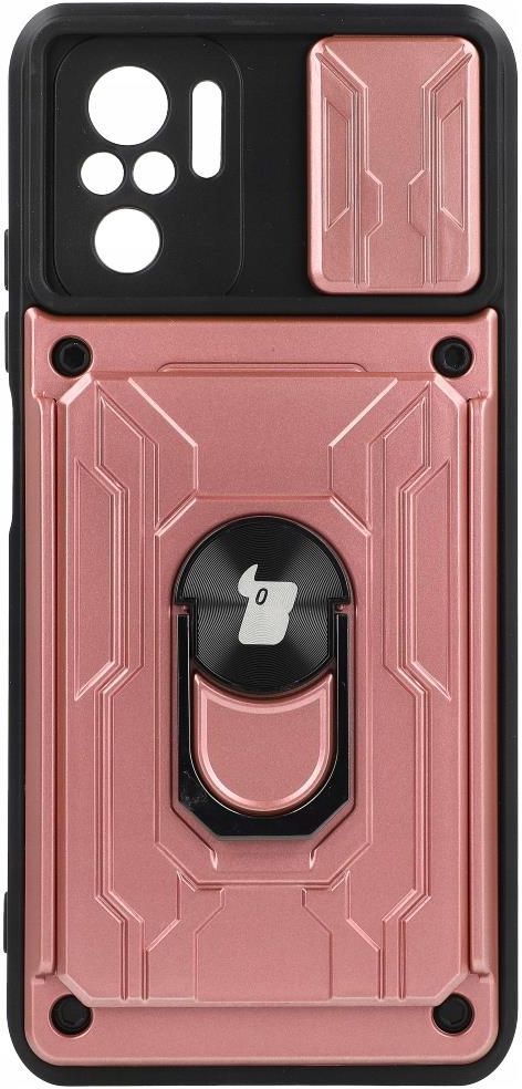 Custodia Per Xiaomi POCO M5S / Redmi Note 10S / Note 10 – Cover Con Protezione Fotocamera Scorrevole E Anello 360° – Nero - 4