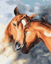 Zdjęcie Obraz Malowanie po numerach Czułe konie Symag - Puszczykowo