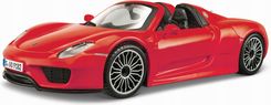 Zdjęcie Porsche 918 Spyder czerwony 1:24 Bburago 18-21076 - Jeziorany