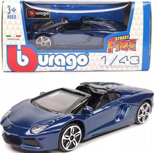 Altaya 1/43 - Lamborghini Aventador S Roadster Bleu 2017 - Modèle Diecast