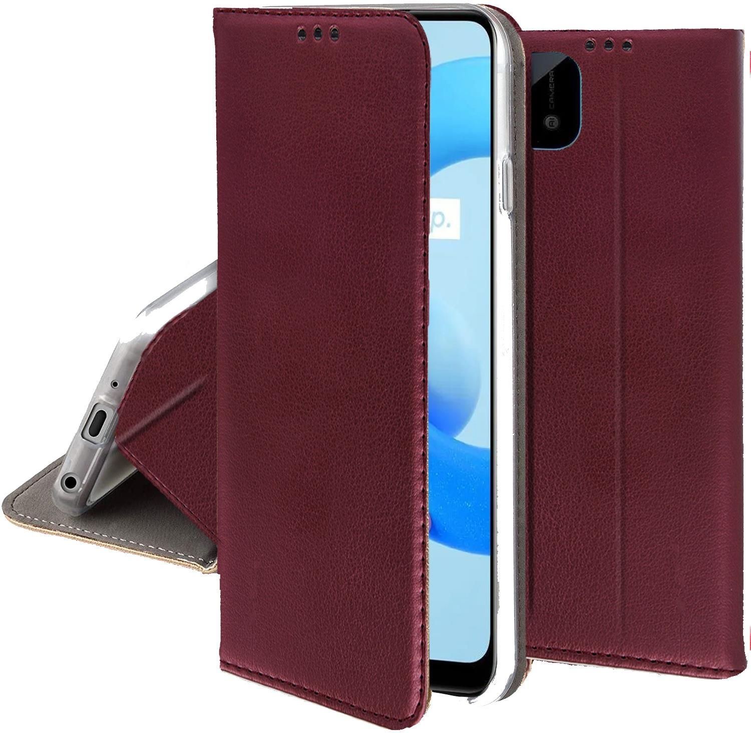 Custodia Portafoglio In Pelle PU Per Nothing Phone 1, Con Supporto, Magnetica, Slot Per Carte E Antiurto - Rosso - 5