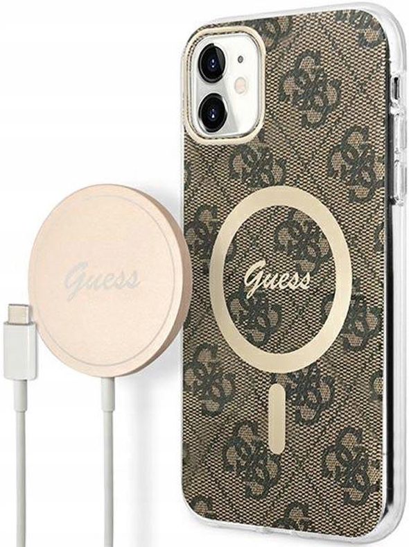 Guess Zestaw Gubpn61H4Eacsw Case+Charger Iphone 11 Etui na telefon
