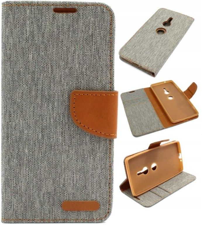 Etui Fancy Canvas Do Sony Xperia Xz Szare Etui Na Telefon Ceny I