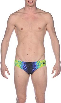 ARENA Arena męskie slipy kąpielowe Triangel Prism wielokolorowa Green Multi-navy 7