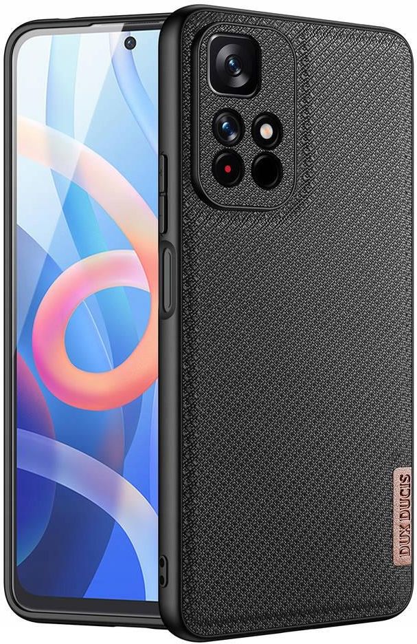 Housse étui Rabat En Simili-cuir Noir Pour Xiaomi Poco M4 Pro 5G - Avec Portefeuille Intégré Et Support Magnétique