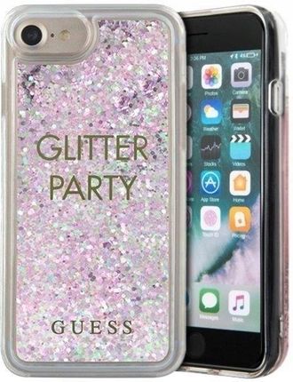 Guess Etui Do Iphone 8 Liquid Glitter Party Case