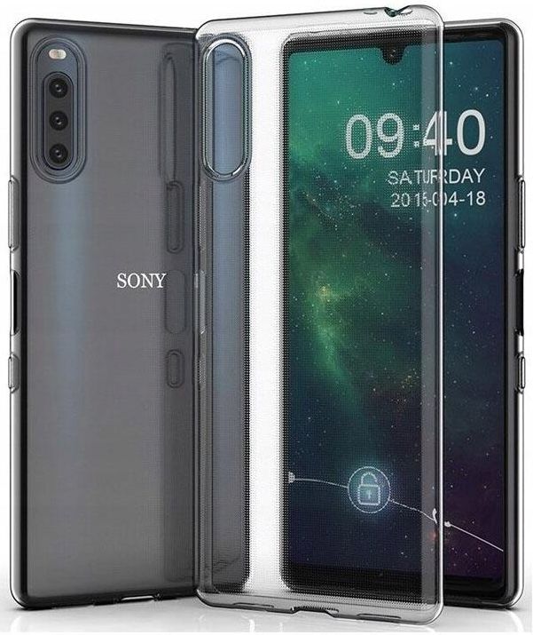 Étui Portefeuille Pour Sony Xperia L4 Avec écouteurs – Protection 360°, 3 Fentes Cartes, Noir