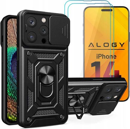 Alogy Etui Stand Ring Do Iphone 14 Pro 2X Szkło