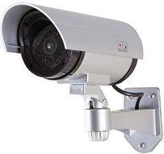 Logilink Sc0204 Atrapa Kamery Monitorującej Z Czerwonym Migającym Światłem Srebrna
