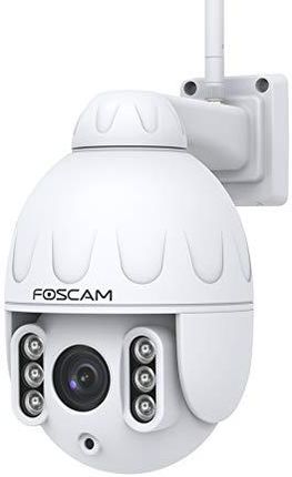 Foscam Sd4 4 Mp Dual-Band Wlan Ptz Dome Kamera Do Monitoringu Z 4-Krotnym Zoomem Optycznym I Noktowizorem 50 Metrów Wykrywanie Osób Ruchu Odgło