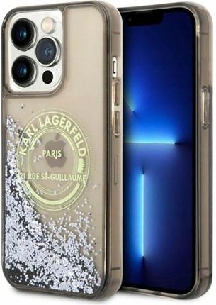 Karl Lagerfeld Liquid Glitter Rsg Etui Iphone 14