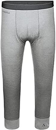 Schöffel Męskie spodnie sportowe z merynosów szary opal Gray XXL