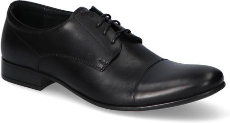 Czarne Pantofle Licowe Pilpol Pilpol 1653/C60 Czarne