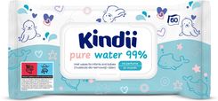 Zdjęcie Chusteczki Dla Niemowląt I Dzieci Kindii Wipsy 60 Pure Water 99% - Radziejów