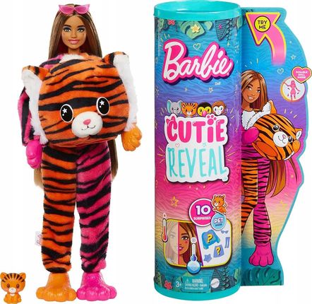 Barbie Cutie Reveal Tygrys Seria Dżungla HKP99