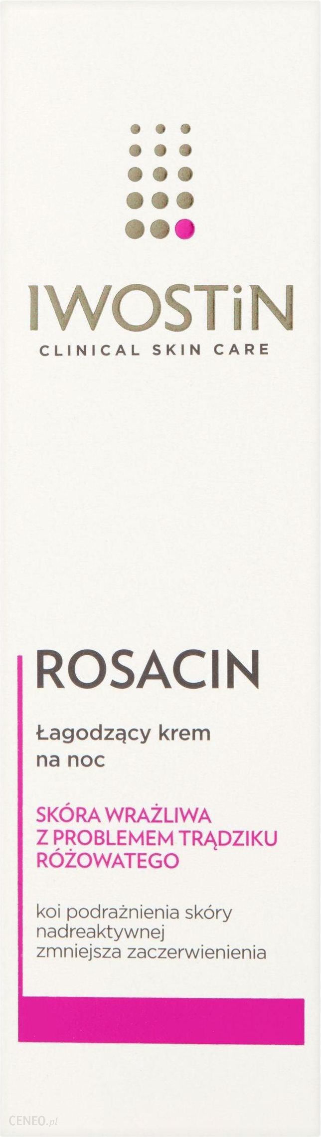  Iwostin Rosacin Krem na noc zmniejszający rumień w trądziku różowatym 40ml
