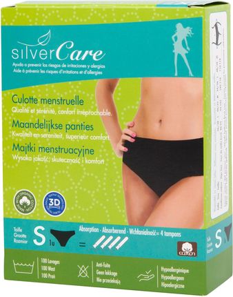 Silvercare Bawełniane Majtki Menstruacyjne R. S 1 Para