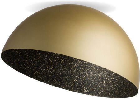 Sigma Lampa Sufitowa Sfera Czarna Złota Z Nakrapianym Wnętrzem (32482)