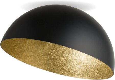 Sigma Kuchenna Lampa Sufitowa Sfera Asymetryczna Czarna Złota (32471)