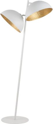 Sigma 2-Punktowa Lampa Stojąca Sfera Podłogowa Biała Złota (50335)