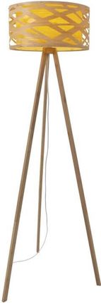 Nave Podłogowa Lampa Stojąca Finja Abażurowa Bambus Beżowa (2085727)