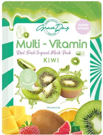 Grace Day Multi-Vitamin Maska W Płachcie Kiwi 27ml