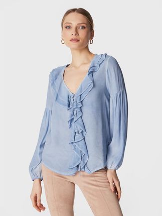 Guess Bluzka W3RH58 WF5K0 Niebieski Regular Fit