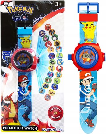 Toys Zegarek Z Projektorem Dla Dzieci Pokemon Pikachu