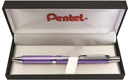 Pentel Bl407V Box Energel Liquid Żelowy Długopis Kulkowy Metalowa Obudowa W Kolorze Fioletowym Wysokiej Jakości Pudełku Na Prezent Średnica Kulki