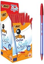 Zdjęcie Bic Długopis Cristal Soft (0 35 Mm) Pudełko Po 50szt. Czerwony - Stargard