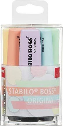 Stabilo Boss Original Pastel Zakreślacze Tekstu 6szt. W Różnych Kolorach