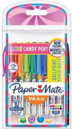 Paper Mate 2022692 Inkjoy Mini Candy Pop 10 Długopisów Średnia Końcówka 1mm