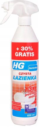 Hg Czysta Łazienka Pianka W Sprayu 3Xpotrójna Moc