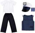 ZESTAW POLICJANT GRANATOWY 134-140 6el